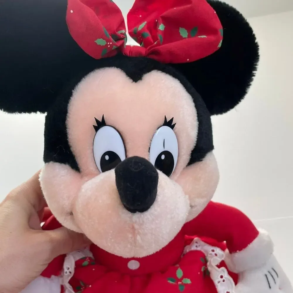 Disney Christmas Minnie Vintage plush